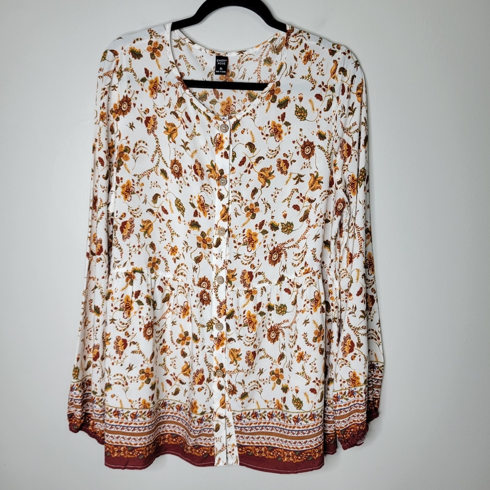 Emery Rose Tunic Blouse